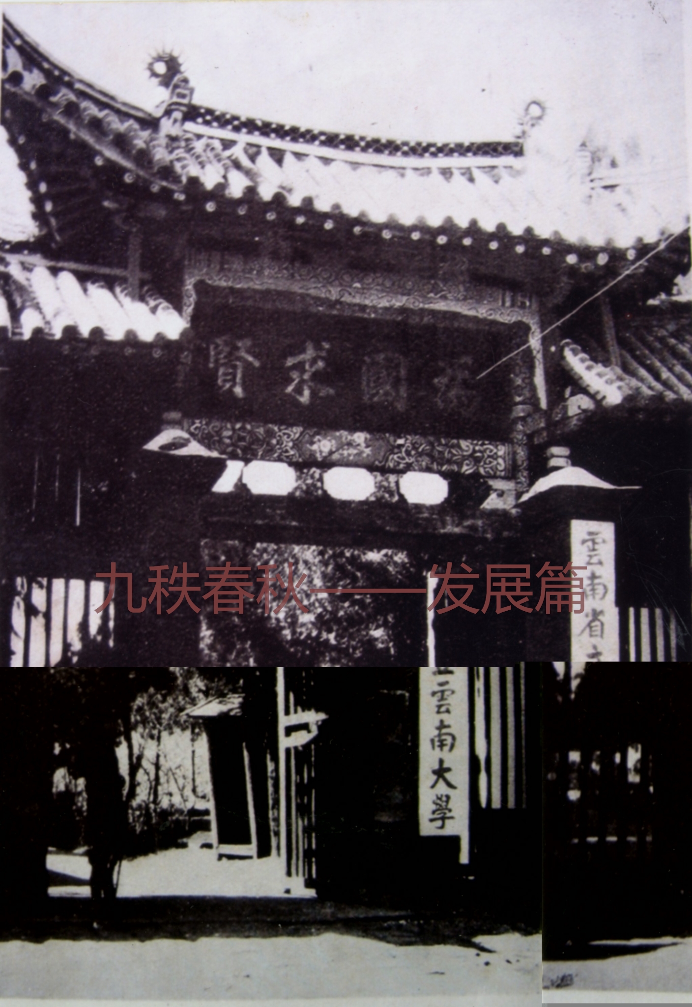 省立云南大学校门